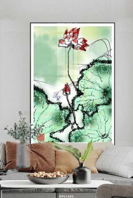 File ảnh File tranh hiện đại pha lê gương KF61485 (gốc) in backdrop sự kiện