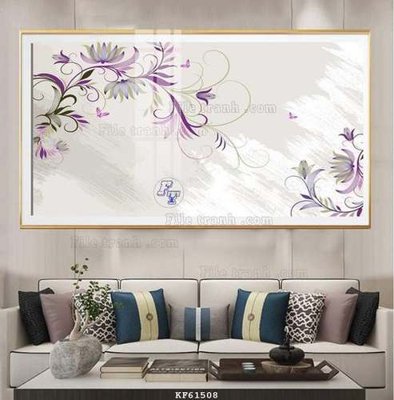 Tệp tin gốc File tranh hiện đại pha lê gương KF61508 (chất lượng cao) File tranh hiện đại pha lê gương KF61508