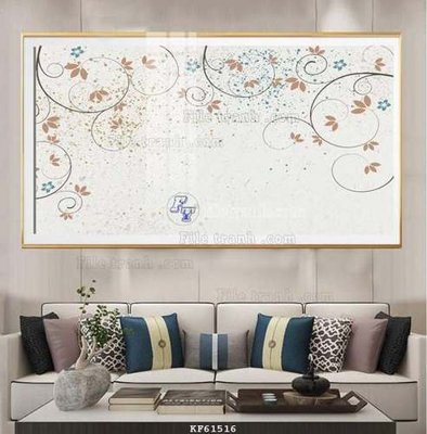 File in trần File tranh hiện đại pha lê gương KF61516 (bản gốc) bầu trời