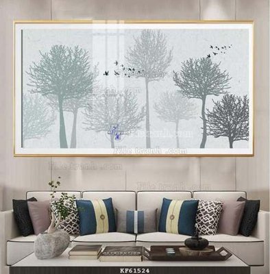 File tranh File tranh hiện đại pha lê gương KF61524 (file gốc) chuẩn màu in