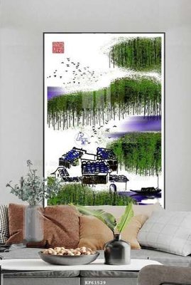 File tranh File tranh hiện đại pha lê gương KF61529 (gốc) chủ đề trừu tượng