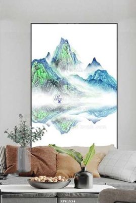 File gốc File tranh hiện đại pha lê gương KF61534 (in lụa) tranh thuận buồm