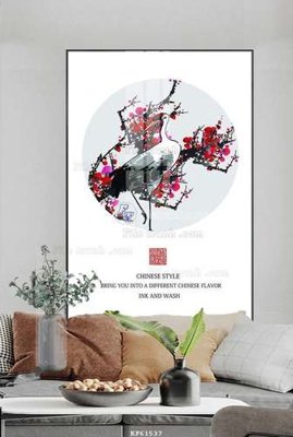 File tranh File tranh hiện đại pha lê gương KF61537 (gốc) phong cách tối giản