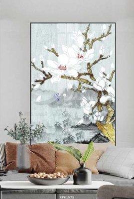File tranh File tranh hiện đại pha lê gương KF61575 (bản gốc) treo phòng ăn