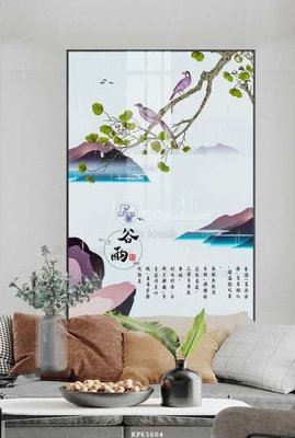 File gốc File tranh hiện đại pha lê gương KF61604 (in lụa) chi tiết cao