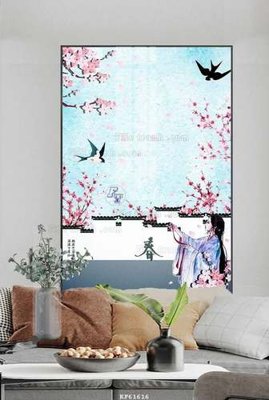 File PSD in ấn File tranh hiện đại pha lê gương KF61616 (chất lượng cao)