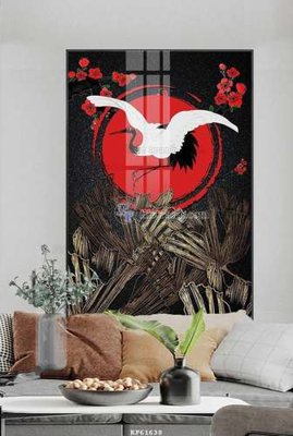 File tranh File tranh hiện đại pha lê gương KF61638 (gốc) chủ đề trừu tượng