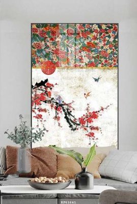 File ảnh File tranh hiện đại pha lê gương KF61641 (gốc) cho trang trí nhà hàng