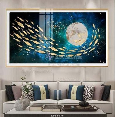 File tranh gốc PSD File tranh hiện đại pha lê gương KF61678 còn nguyên layer