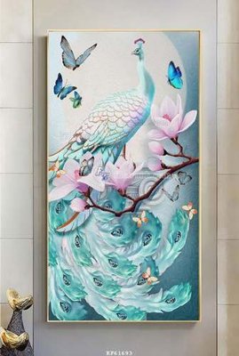 File in ấn File tranh hiện đại pha lê gương KF61693 (bản gốc) chất lượng cao