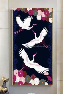 File PSD in ấn File tranh hiện đại pha lê gương KF61717 (chất lượng cao)