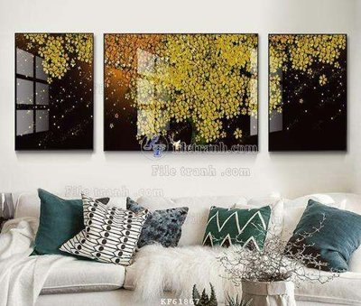 File PSD File tranh hiện đại pha lê gương KF61867 (gốc) cho designer