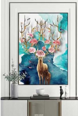 File gốc in ấn File tranh hiện đại pha lê gương KF61869 (sẵn sàng tải về)