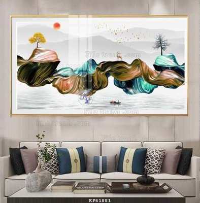 Tải file File tranh hiện đại pha lê gương KF61881 (ảnh gốc) in tráng gương