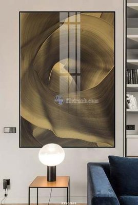 Ảnh gốc File tranh hiện đại pha lê gương KF61968 (độ nét cao) in tráng gương