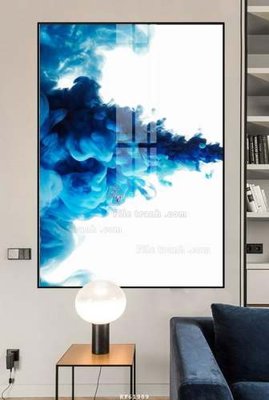 File gốc File tranh hiện đại pha lê gương KF61989 (in lụa) hoa văn cổ điển