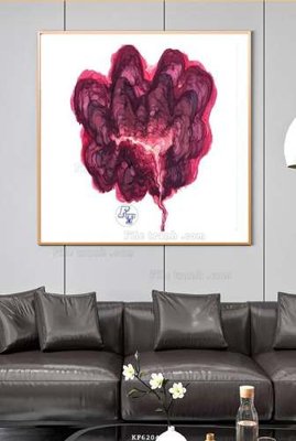 File ảnh File tranh hiện đại pha lê gương KF62041 (gốc) in Hiflex