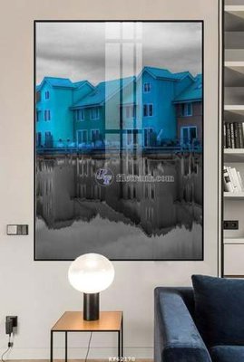 File tranh gốc PSD File tranh hiện đại pha lê gương KF62170 còn nguyên layer