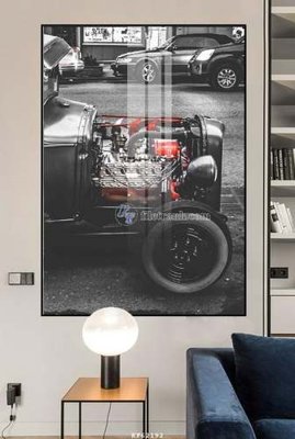 File in trần File tranh hiện đại pha lê gương KF62192 (bản gốc) bầu trời