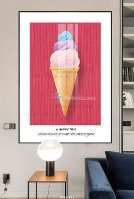 File tranh quảng cáo File tranh hiện đại pha lê gương KF62331 (file gốc) chuyên nghiệp