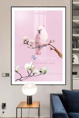 File tranh File tranh hiện đại pha lê gương KF62406 (bản gốc) treo phòng ăn