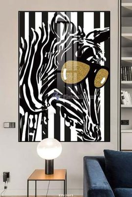 File gốc File tranh hiện đại pha lê gương KF62463 (phong cách) tối giản