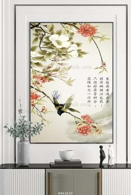 File tranh File tranh hiện đại pha lê gương KF62537 (bản gốc) treo quán cafe