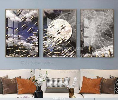 File gốc File tranh hiện đại pha lê gương KF62546 (dành cho trang trí nội thất)