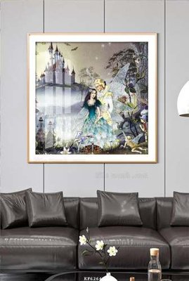 File ảnh File tranh hiện đại pha lê gương KF62647 (gốc) in standee