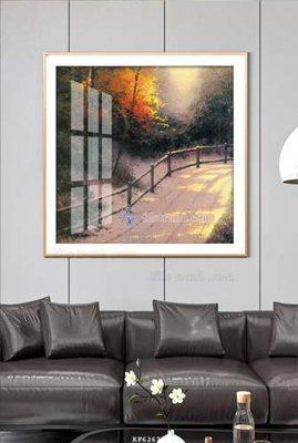 File in lụa File tranh hiện đại pha lê gương KF62675 (hoa văn) File tranh hiện đại pha lê gương KF62675