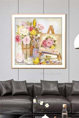 File gốc File tranh hiện đại pha lê gương KF62696 (in lụa) cao cấp