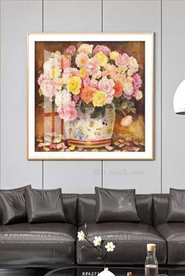 Hình ảnh file gốc in lụa File tranh hiện đại pha lê gương KF62716