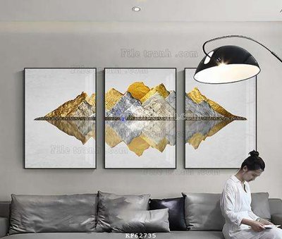 File PSD in ấn File tranh hiện đại pha lê gương KF62735 (chất lượng cao)