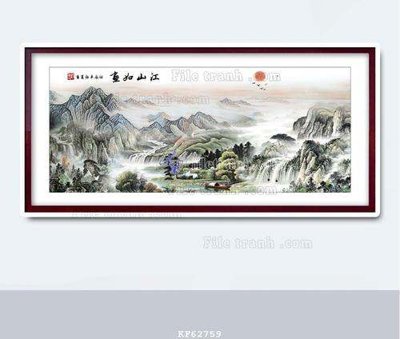 File gốc File tranh hiện đại pha lê gương KF62759 (phong cách) tối giản