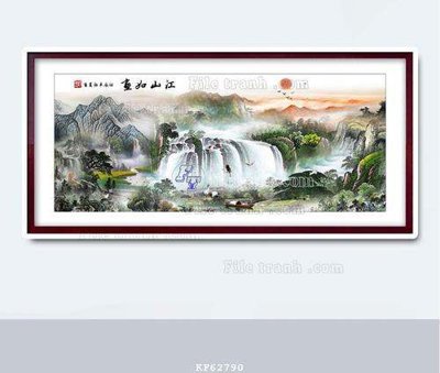 File tranh in mica File tranh hiện đại pha lê gương KF62790 (độ phân giải cao)