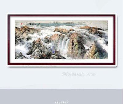 File gốc File tranh hiện đại pha lê gương KF62797 (in tráng gương) ốp tường