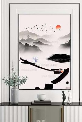 File PSD in ấn File tranh hiện đại pha lê gương KF62879 (chất lượng cao)