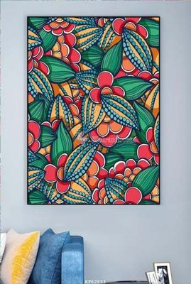 File ảnh File tranh hiện đại pha lê gương KF62933 (gốc) in PP, decal