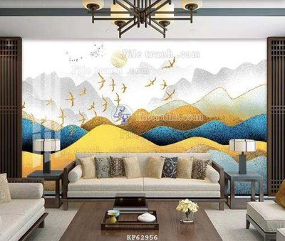 File tranh File tranh hiện đại pha lê gương KF62956 (ảnh gốc) in trần xuyên sáng