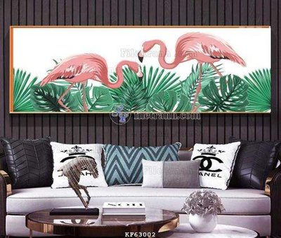 File gốc File tranh hiện đại pha lê gương KF63002 (phong cách) cổ điển