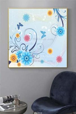 File gốc File tranh hiện đại pha lê gương KF63039 (vector) cho in ấn