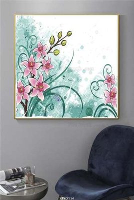 File gốc File tranh hiện đại pha lê gương KF63116 (in lụa) cao cấp