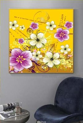 File tranh File tranh hiện đại pha lê gương KF63122 (bản gốc) treo tường