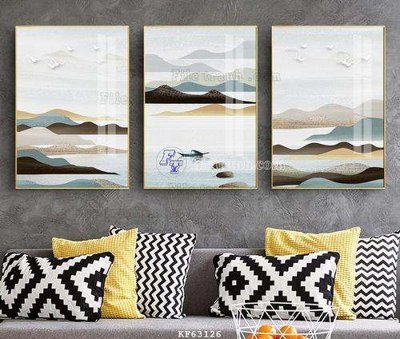 File PSD File tranh hiện đại pha lê gương KF63126 (gốc) nhiều lớp (multi-layer)