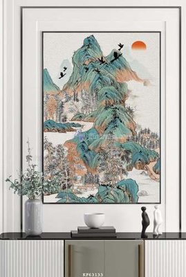 Hình ảnh file gốc in lụa File tranh hiện đại pha lê gương KF63133