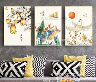 Tải file gốc in lụa File tranh hiện đại pha lê gương KF63140 siêu nét