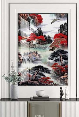 File gốc in ấn File tranh hiện đại pha lê gương KF63149 (sẵn sàng tải về)