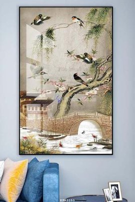 File ảnh File tranh hiện đại pha lê gương KF63153 (gốc) in PP, decal