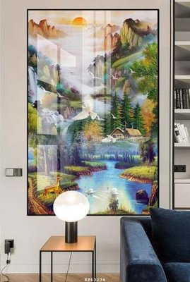 Tải file File tranh hiện đại pha lê gương KF63234 (gốc) để in ấn ngay