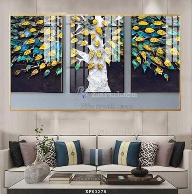 File tranh gốc File tranh hiện đại pha lê gương KF63278 (bản quyền) Filetranh.com